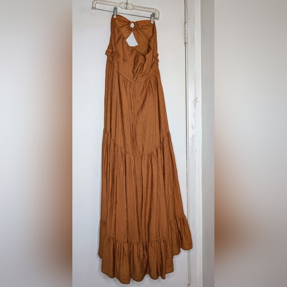 FORTUNATE ONE LET'S FLY AWAY MAXI DRESS in Terracotta - Picture 4 of 5